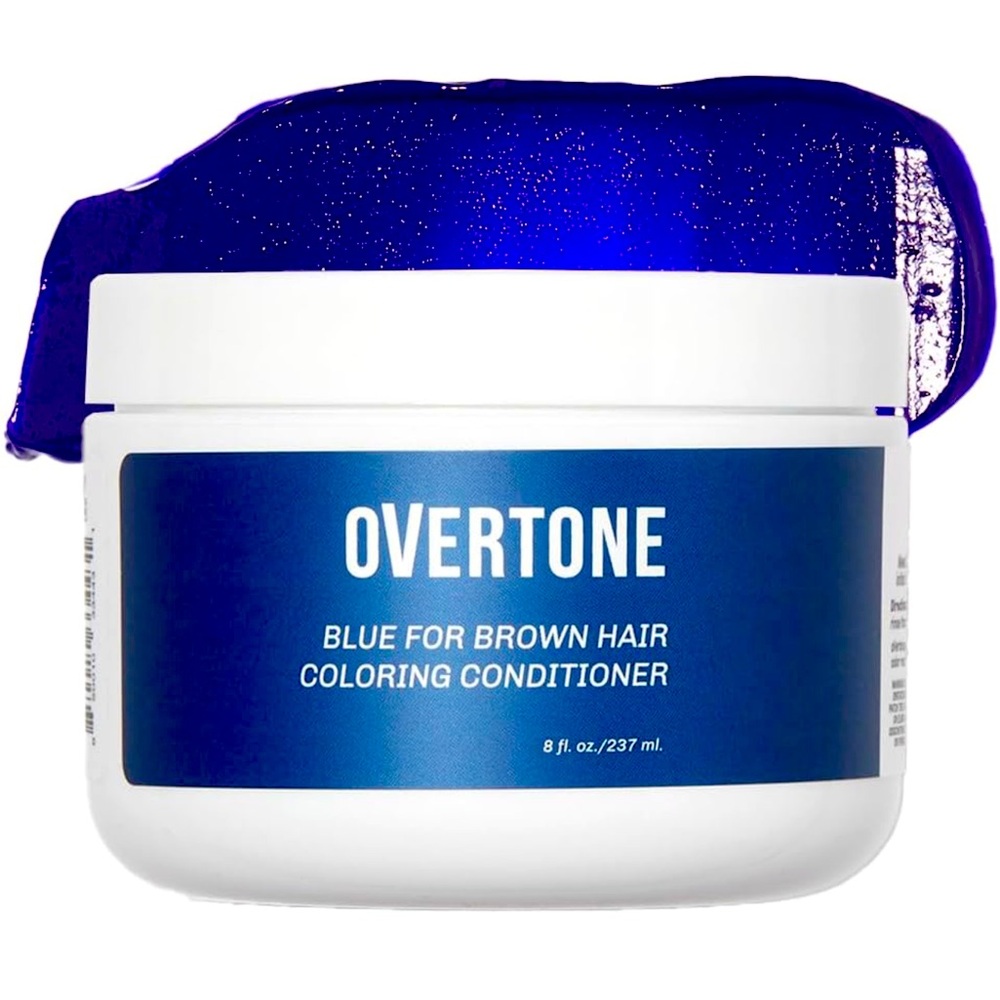 Overtone Blue for Brown Hair Coloring Conditioner